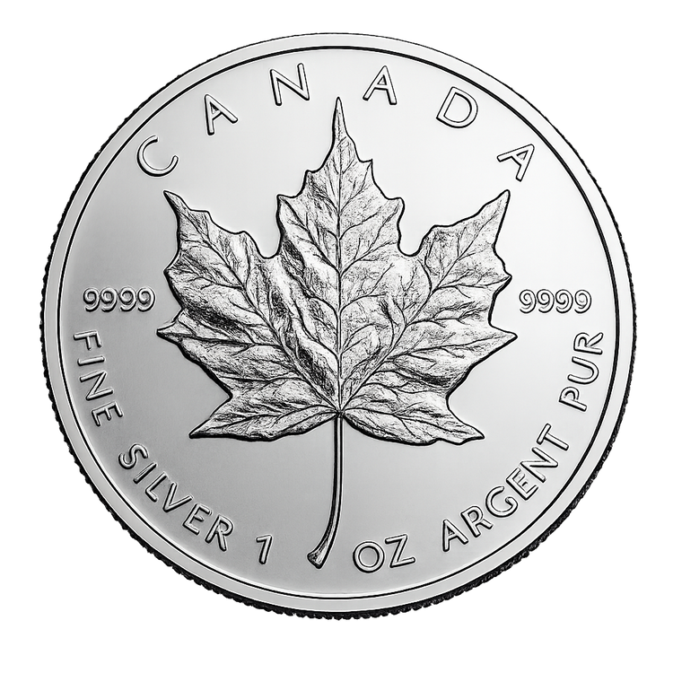 Canadian Silver Maple Leaf coin