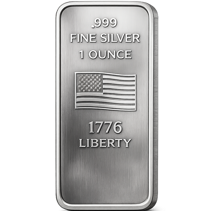 Silver bullion bar
